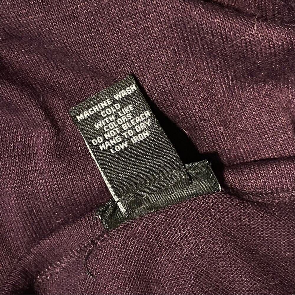 3/$24 || Rue21 3/4 Sleeve Plum Knit Top - Size S - Picture 6 of 6